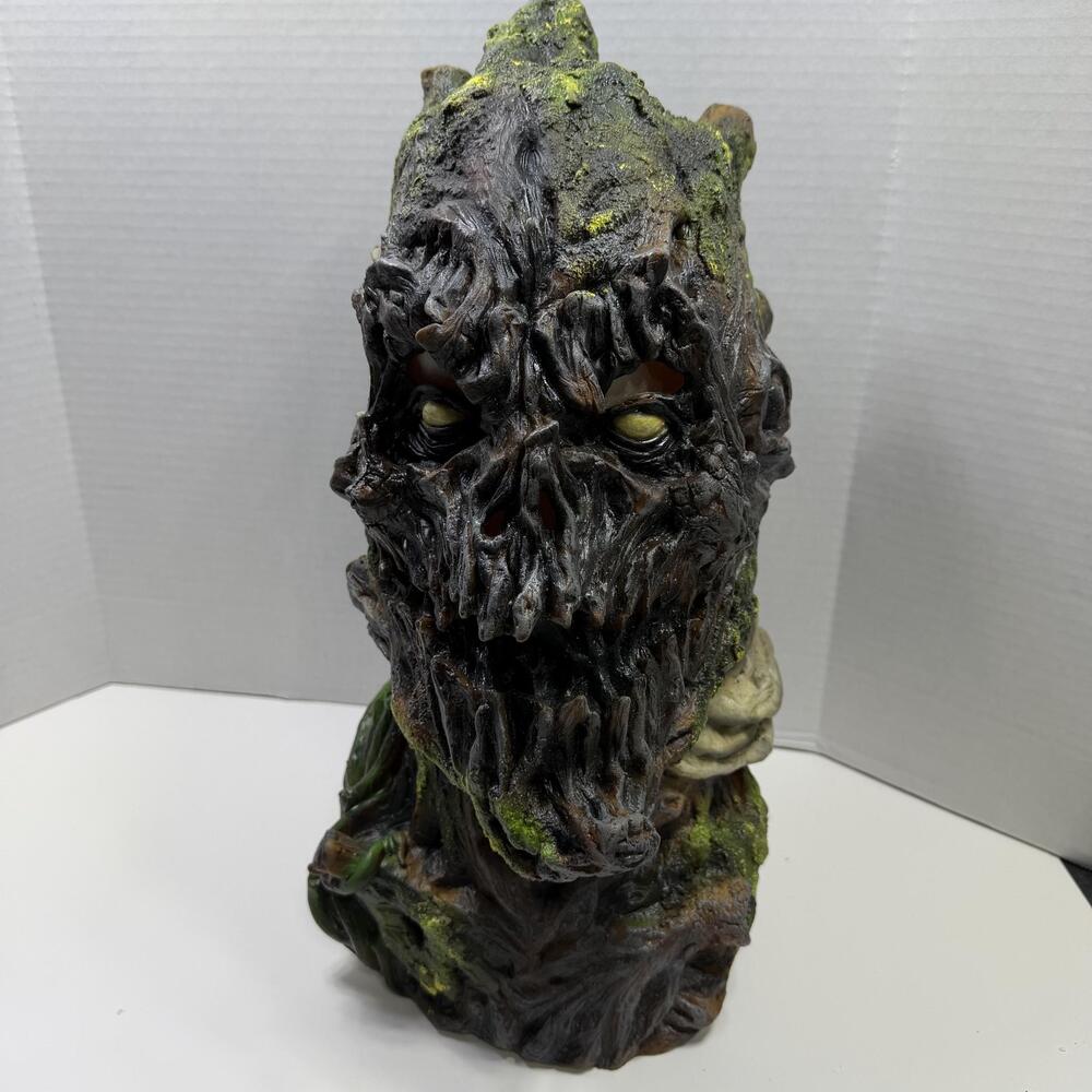 Horror Tree Monster Mask Mens One Size Brown Latex Overhead Costume Creepy